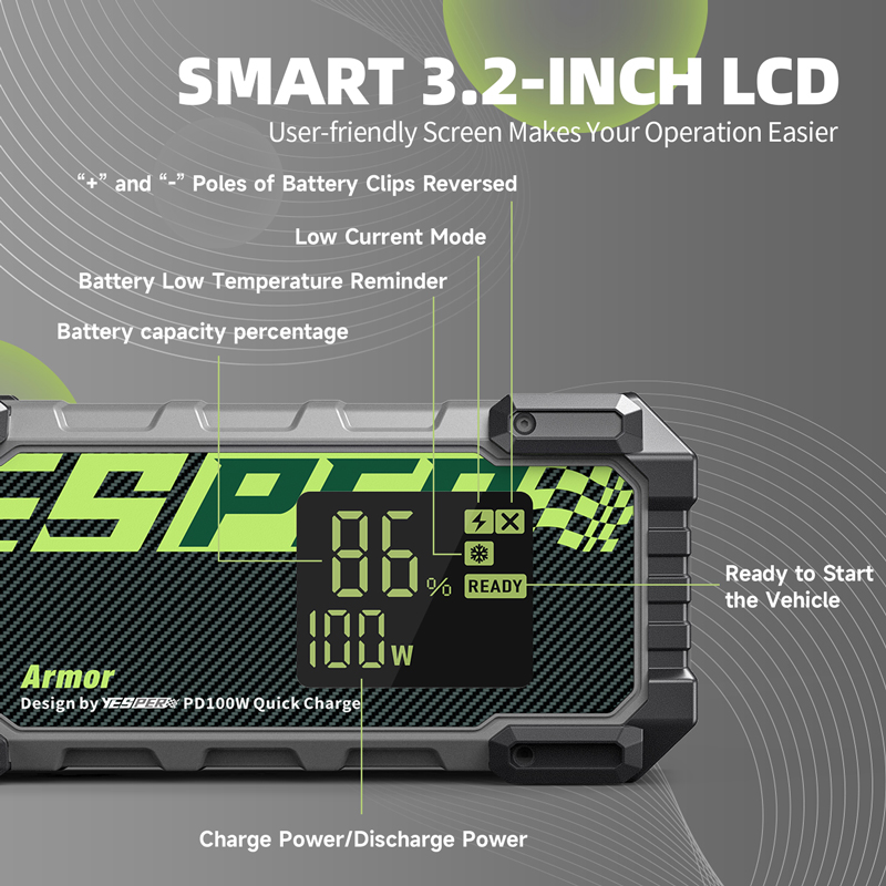 jump starter pack, car jump starter, portable jump starter