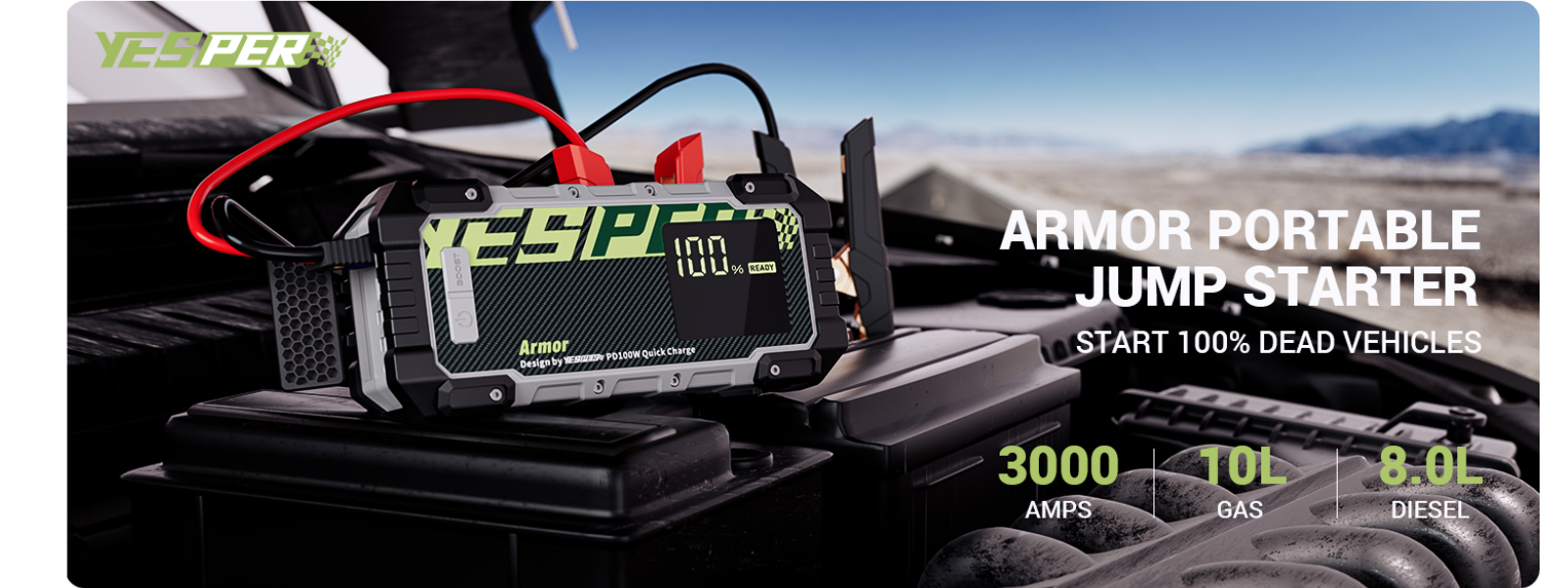 jump starter pack, car jump starter, portable jump starter