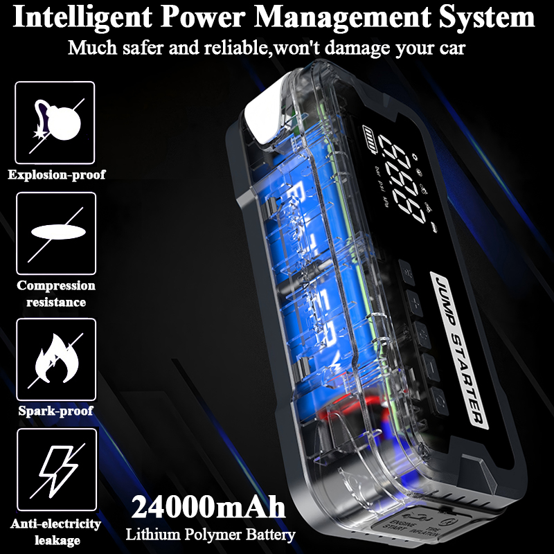 jump starter pack, car jump starter, portable jump starter pack