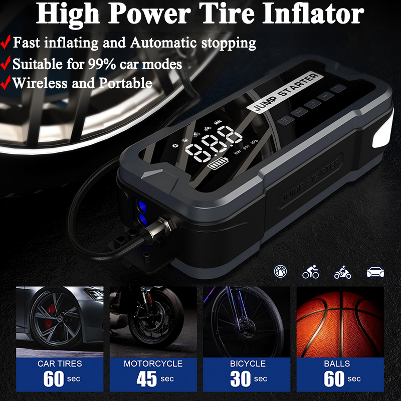 jump starter pack, car jump starter, portable jump starter pack