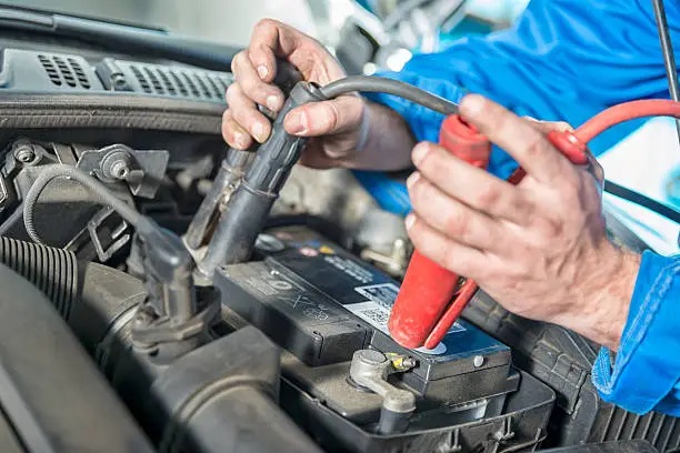 Jump starter cable and sparks