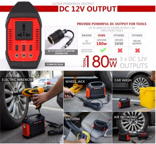 camping power station, power station 12V