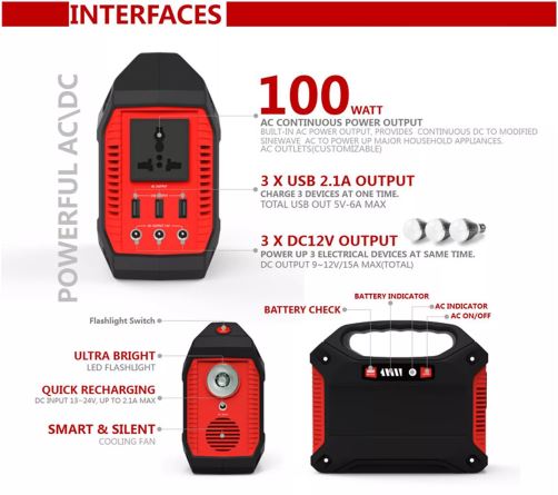 camping power station, power station 12V