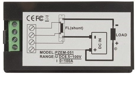 LCD Voltage Current Monitor