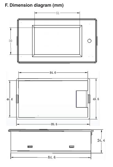 LCD Voltage Current Monitor