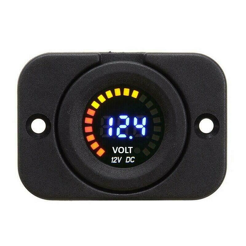 12v gauge, 12v car voltmeter, 12v digital gauge