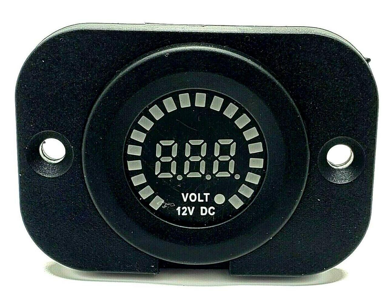 12v gauge, 12v car voltmeter, 12v digital gauge