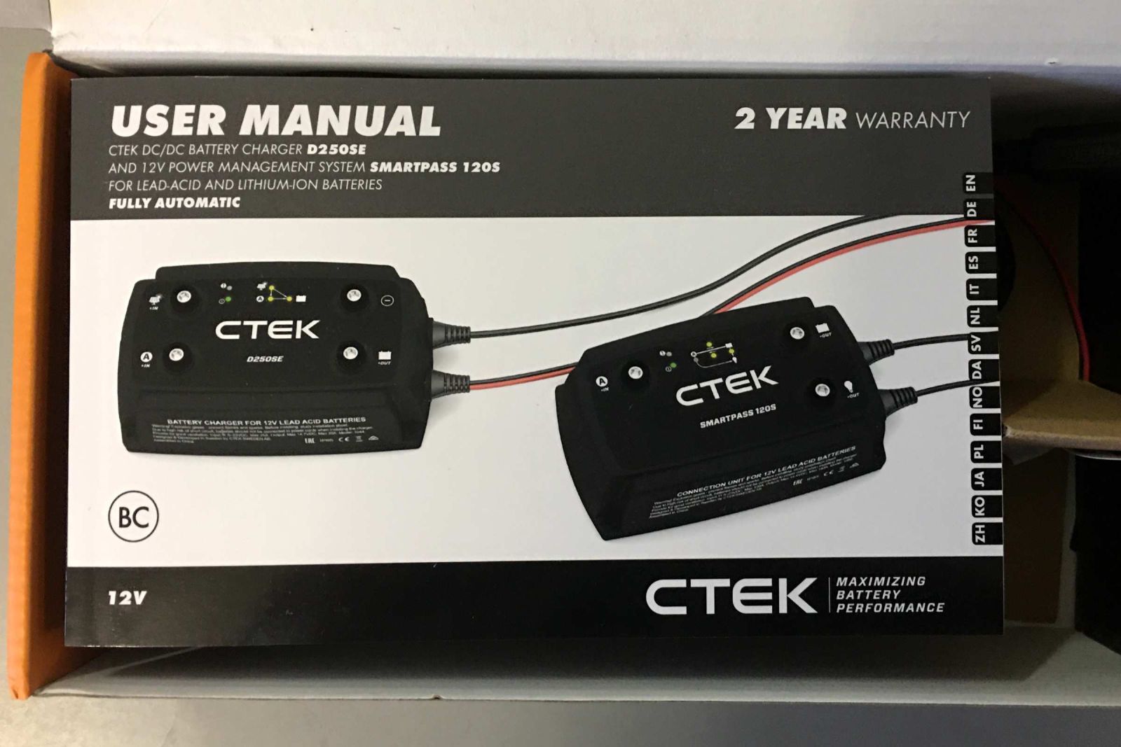 ctek battery charger, ctek d250se, ctek lithium battery charger 