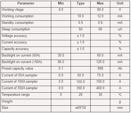  Battery Capacity monitor, Battery capacity indicator, Battery Capacity Tester, battery performance shunt