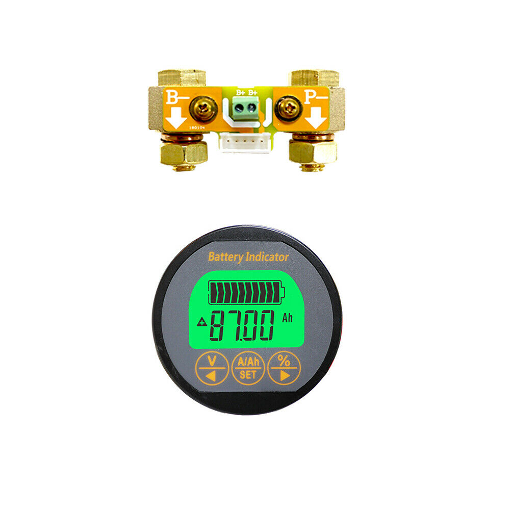 Battery Capacity monitor, Battery capacity indicator, Battery Capacity Tester, battery performance shunt