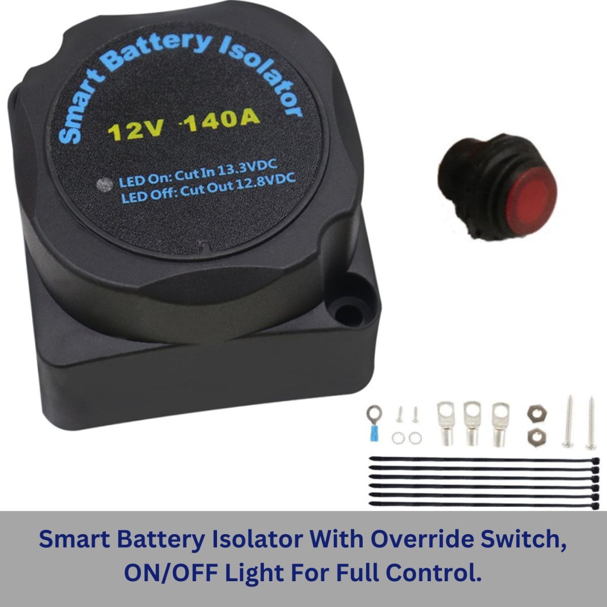 Voltage sensitive relay, smart 12V battery isolator, Dual Battery
Isolator Kit