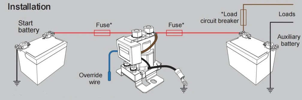 dual battery isolator wiring diagram, Dual Battery 
Isolator switch
