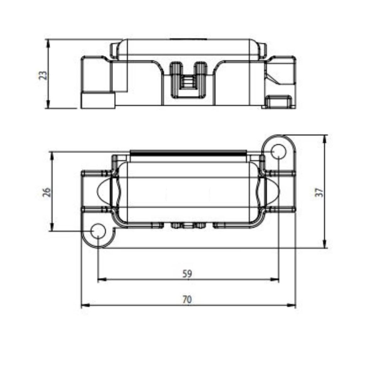 midi Fuse holder, inline midi Fuse holder, midi fuse block