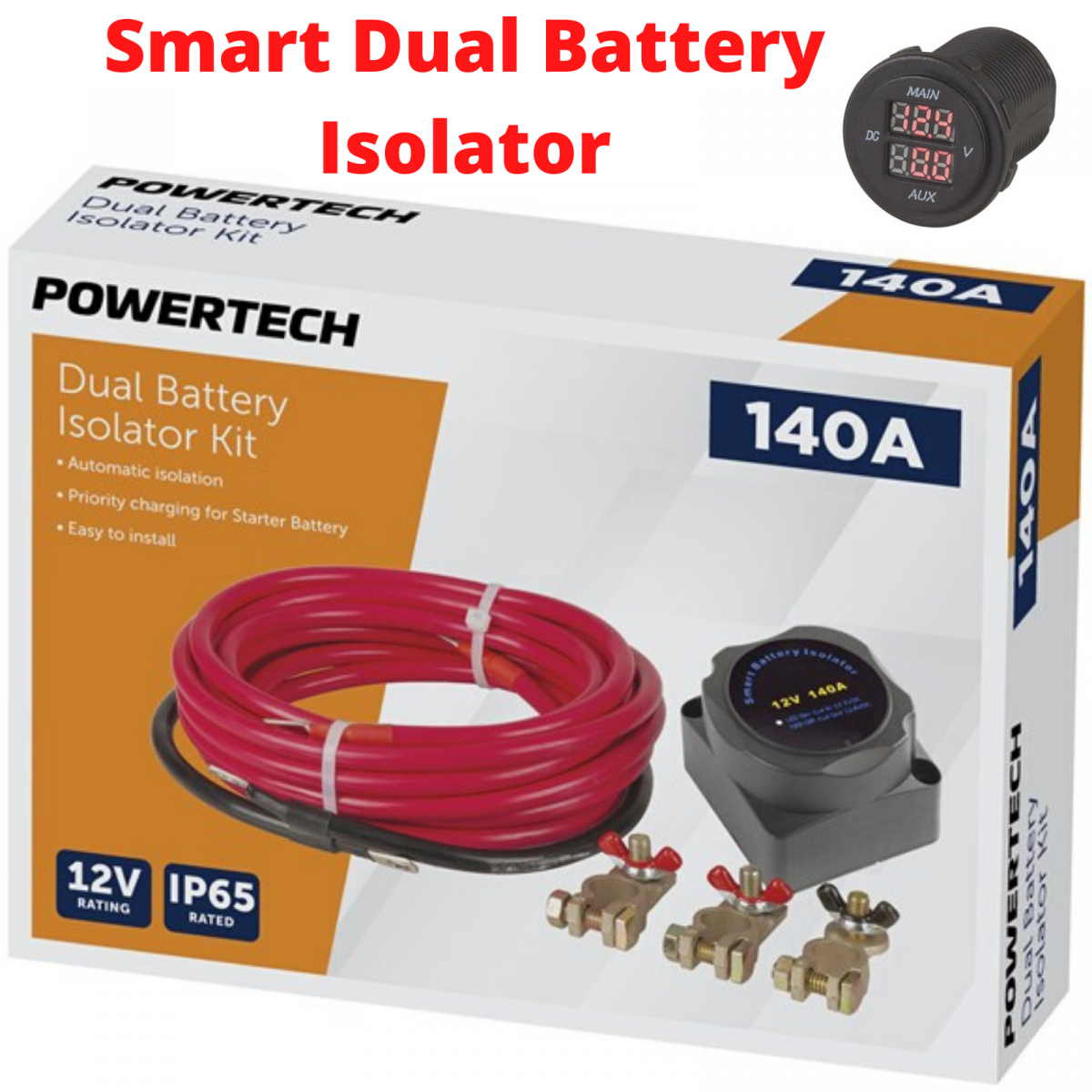 Voltage sensitive relay, smart 12V battery isolator, Dual Battery
Isolator Kit