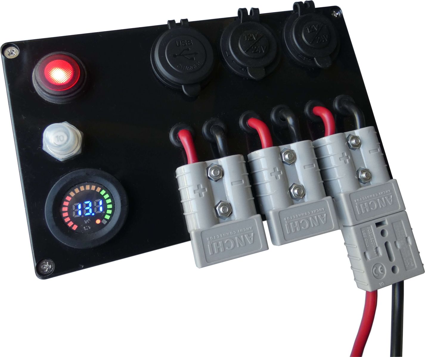 12v control box; 12v power outlet; DC volt connection