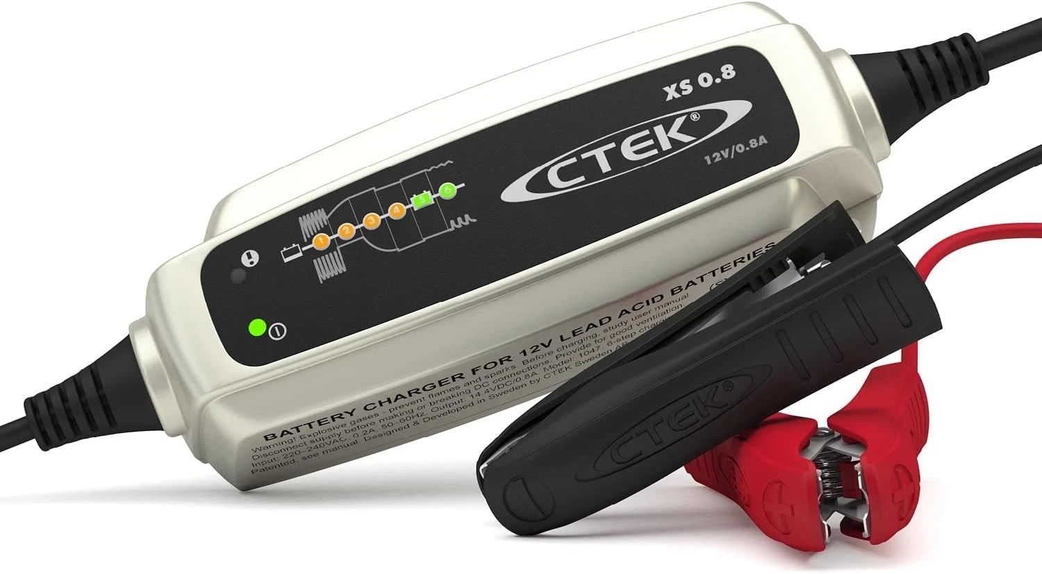 ctek charger, ctek charger stages, ctek xs 0.8