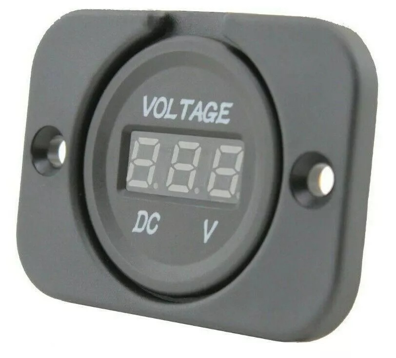 12v gauge, 12v car voltmeter, 12v digital gauge