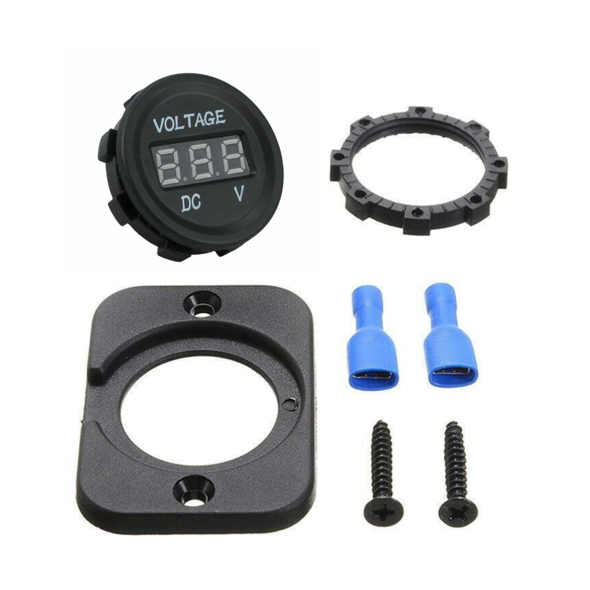 12v gauge, 12v car voltmeter, 12v battery display