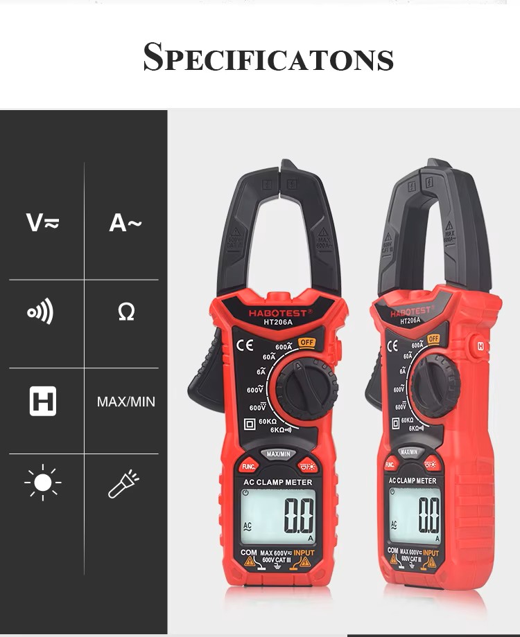 Digital Clamp Meter, dc clamp meter, dc current clamp meter
