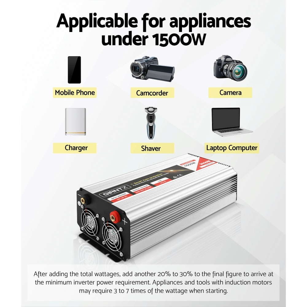 1500 watt Inverter Pure Sine wave; 3000w inverter; 1500w inverter