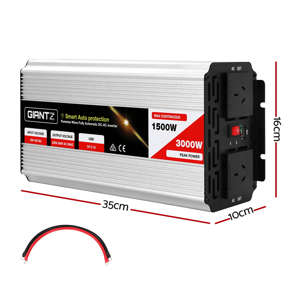 1500 watt Inverter Pure Sine wave; 3000w inverter; 1500w inverter