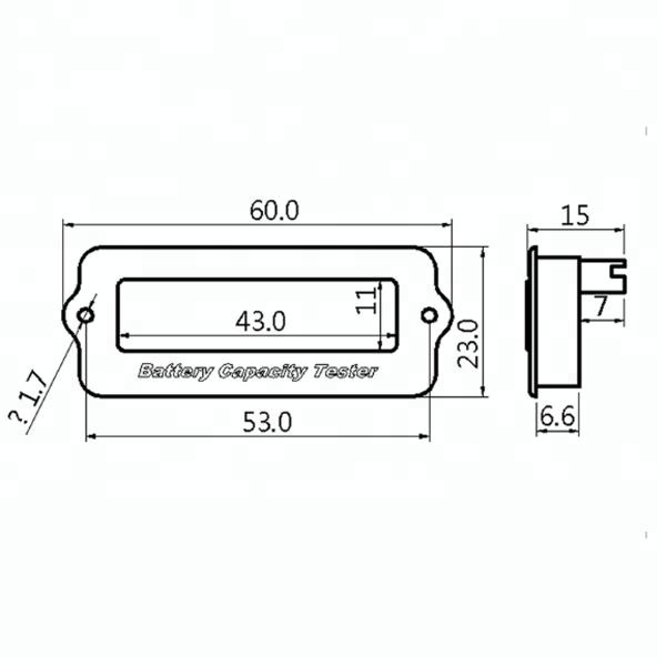  Battery lcd monitor