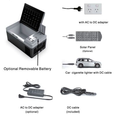 12V Cooler For Car, 12v fridge freezer, 15L fridge, portable fridge