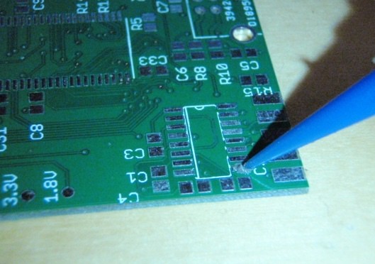 Solder paste repair