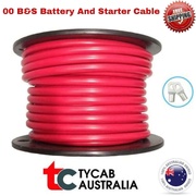 00B&S Cable Tycab Battery starter 292AMP Copper Wire Various Lengths 4WD + 2 Lug