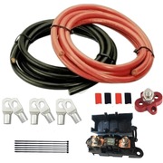 Ideal For 2000 - 3000W Inverter Wiring Kit (250A MEGA Fuse & Holder 0B&S Red/Black 1Metre) and create a secure connection to your battery.