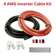 1000W Inverter Wiring Kit (150A MEGA Fuse & Holder 4B&S Red/Black 1Metre)