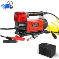 12V Air Compressor 320L/MIN Portable Tyre Deflator Inflator 4WD 4x4 Car Truck