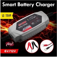 Smart Battery Charger 3.5A 12V 6V ATV Car Caravan Truck Boat Motorcycle GEL SLA