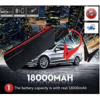 18000mAh 12V Portable Car Jump Starter Battery Booster Power Bank 600CCA