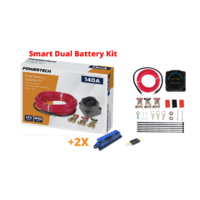 New Smart 12V 140 Amp Dual Battery Isolator Kit Voltage Sensitive Relay Switch