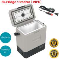 8L Portable Fridge Freezer 12V Camping Adventure Brass Monkey Compact GH2026