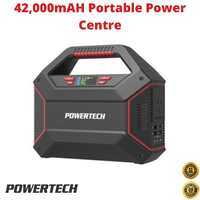 New 42Ah Portable Power Station Battery Solar Bank Inverter 12V/240V USB Charger