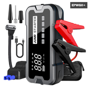 Jump Starter Pack 4000 Amp Compressor Built in 12V 24000mAh Battery Heavy Duty USB Charger