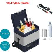 15L Portable Fridge Freezer Kiliroo 12V Cooler Upright Car Camping Caravan 4wd