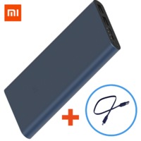 New Xiaomi Power Bank 3 10000mAh Dual USB 37Wh Fast Charging Powerbank PLM13ZM